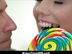 Little Blonde Teen Step Daughter With Braces And Pigtails Fucked By Step Dad